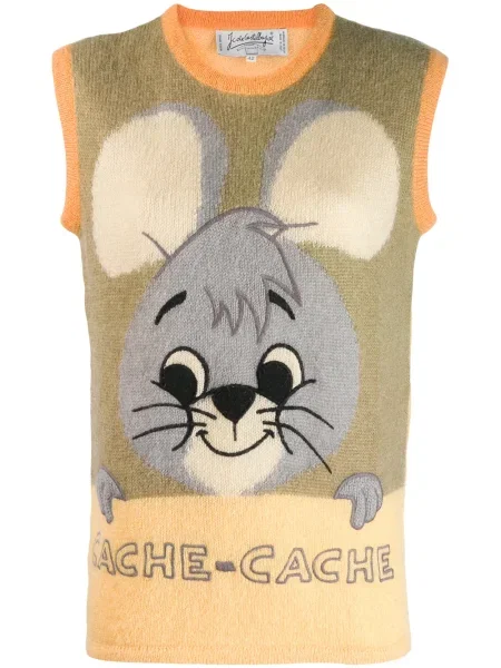 Pletená vesta Jc De Castelbajac Pre-owned žlutá