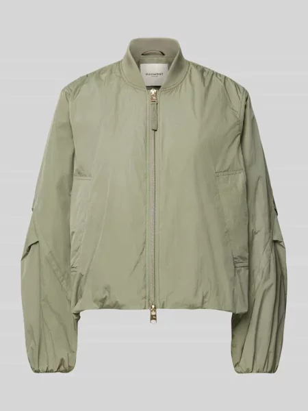 Bomberka z dwustronnym zamkiem błyskawicznym model ‘JOAN’ Beaumont Amsterdam khaki