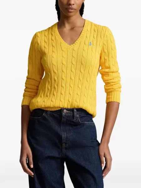 Cu centură curea Polo Ralph Lauren tricotate cu dungi albastru