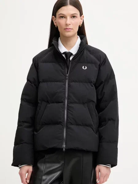 Fred Perry kurtka puchowa czarna
