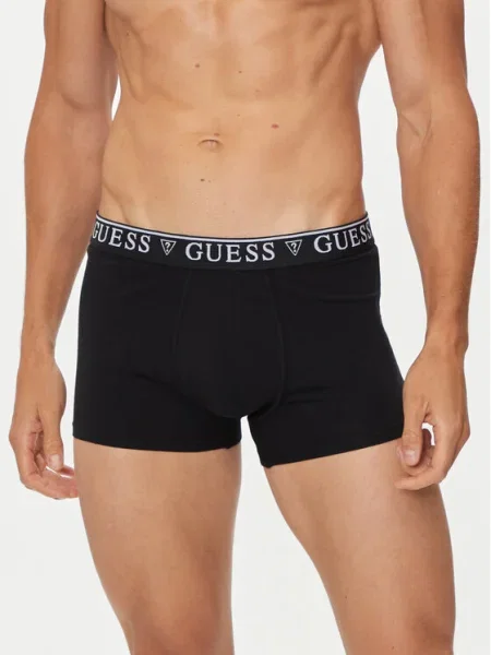 GUESS Boxeri negru alb