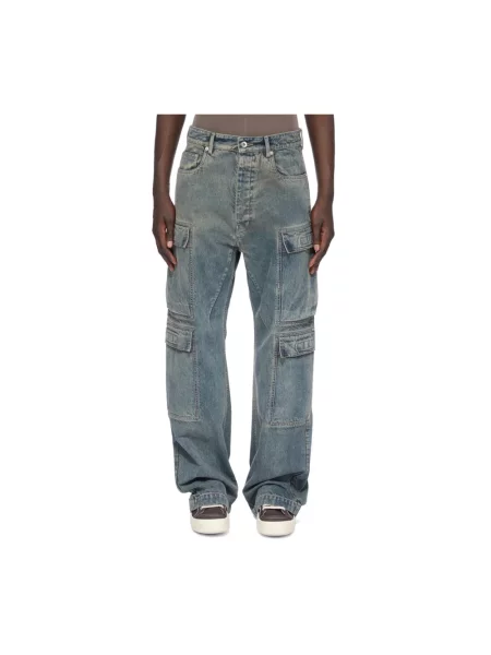 Jeansy Rick Owens niebieskie
