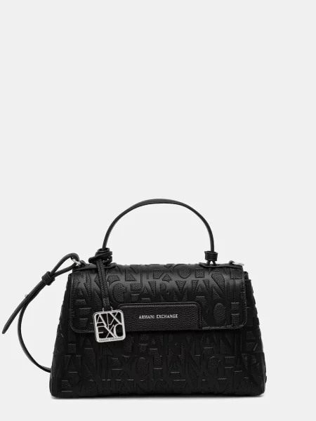 ARMANI EXCHANGE Poșete LIZ PEBBLE / argintiu negru