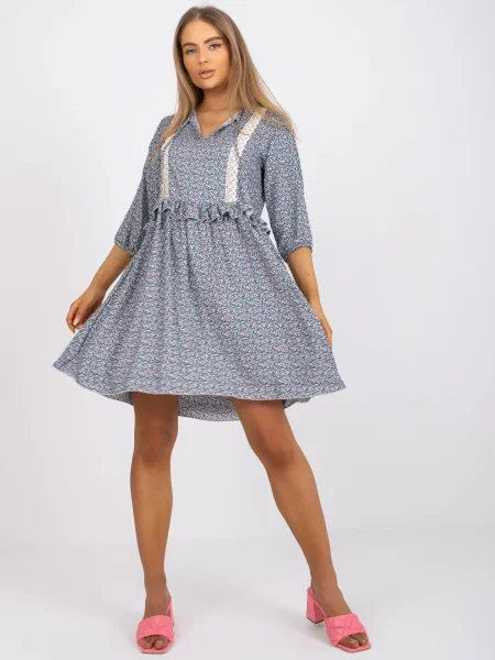 Rochie de zi Fashionhunters casual albastru