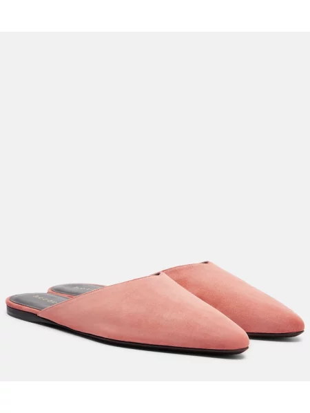 Mules Herbert Levine iz semiša roza