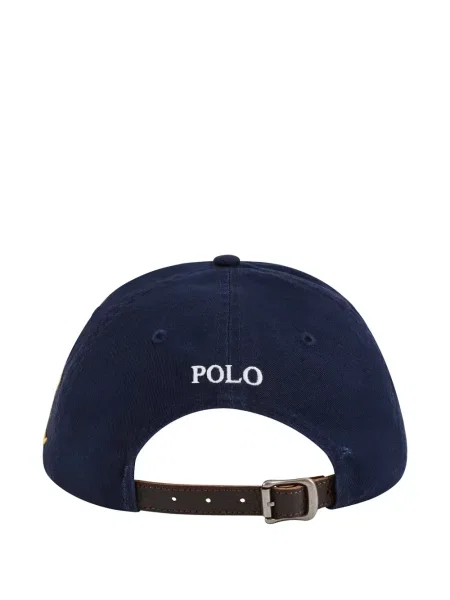 Tricou polo Polo Ralph Lauren cu broderie din fleece alergare roșu