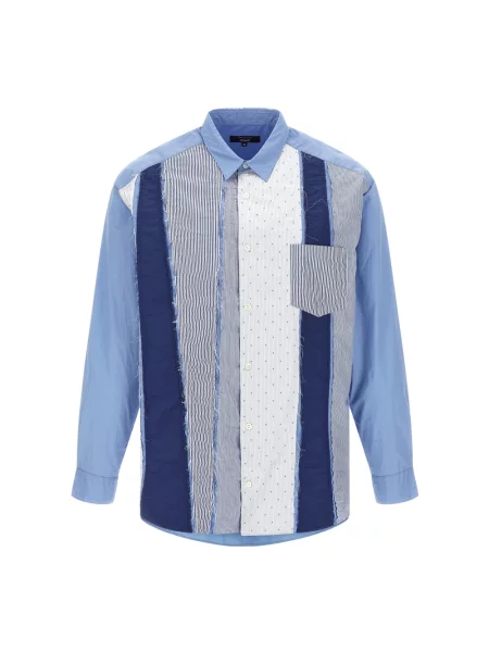 Koszula Comme Des Garcons niebieska