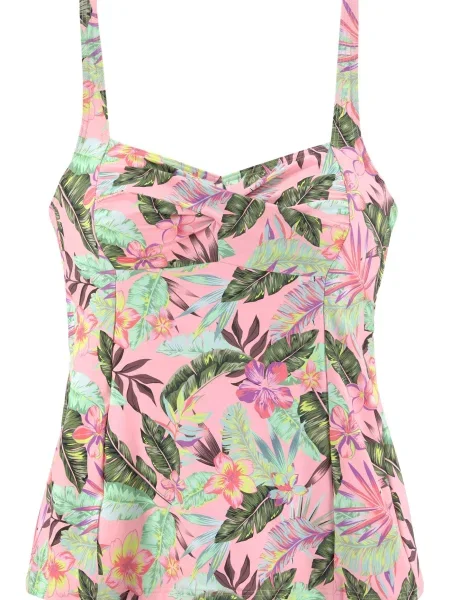 S.Oliver Tankini top aqua / galben / verde / rosé albastru