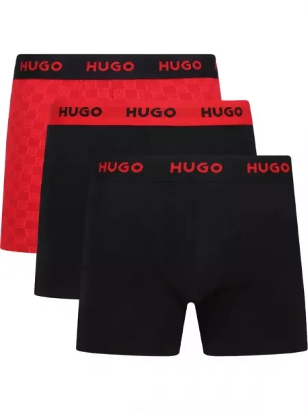Hugo Bodywear Chiloți boxer Design roșu
