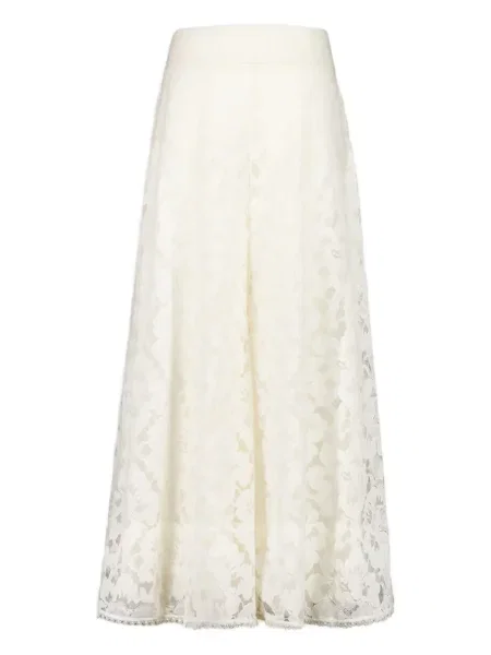 Kuloty Zimmermann koronkowe białe