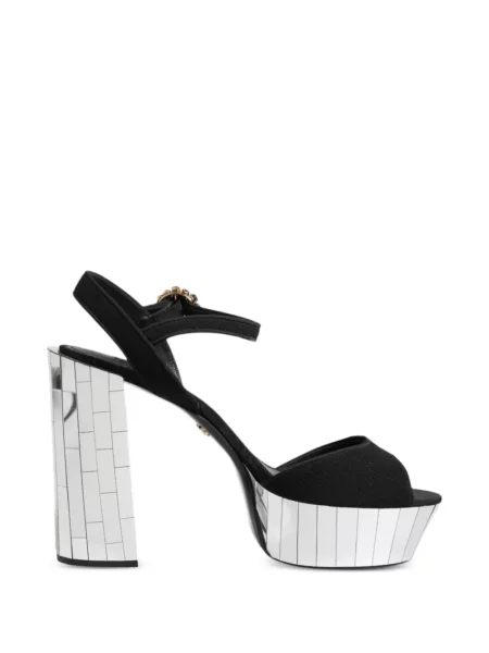 Sandale Dolce & Gabbana cu platformă negru