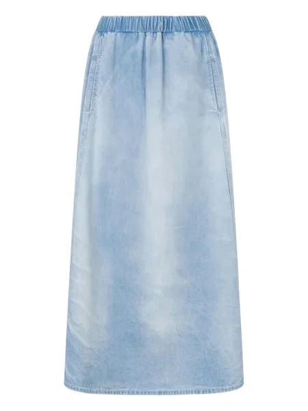 Maxi fustă din denim Moschino Jeans albastru