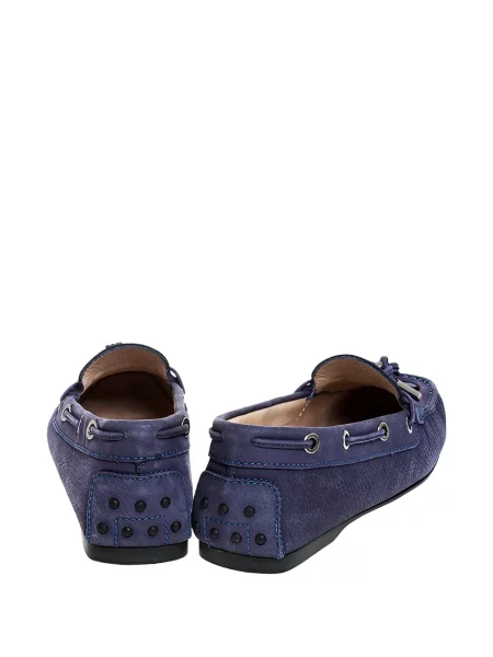 Кожени лоуфъри Tod's виолетово