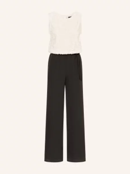 Ana Alcazar Kombinezon Z Falbanami weiss czarny