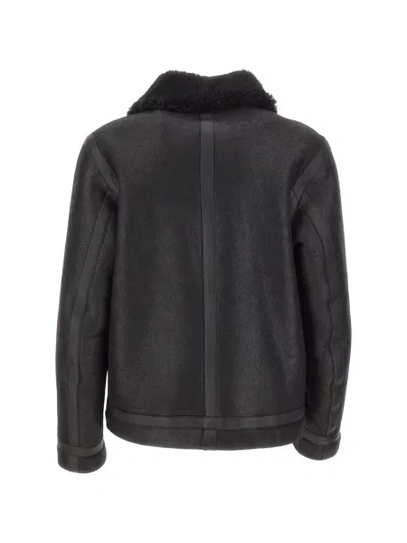 Gulerat geanta de piele Boss negru