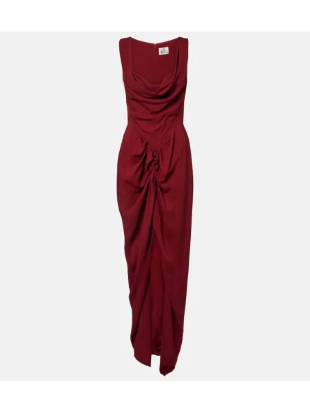 Rochie Vivienne Westwood drapată bordo