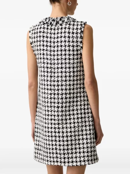 Rochie mini Karl Lagerfeld cu model pepito alb