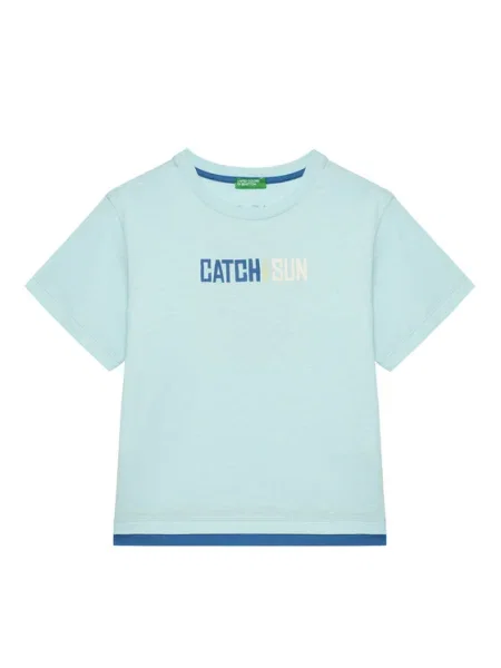 United Colors Of Benetton Póló Regular Fit kék