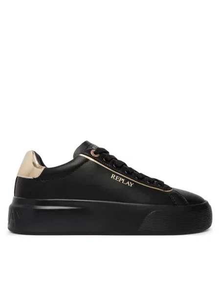 REPLAY Sneakers negru