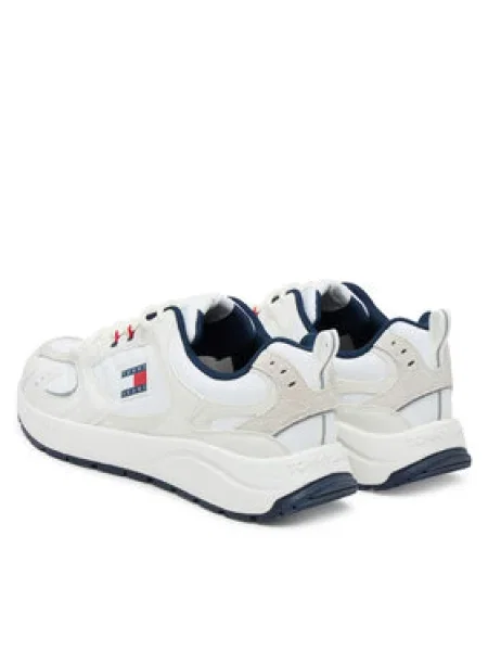 Sportcipők Tommy Jeans Tjm Runner Ekru fehér