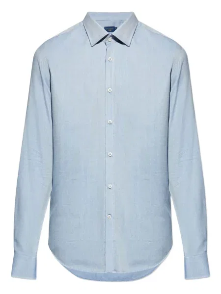 Košulja Paul & Shark s herringbone uzorkom plava