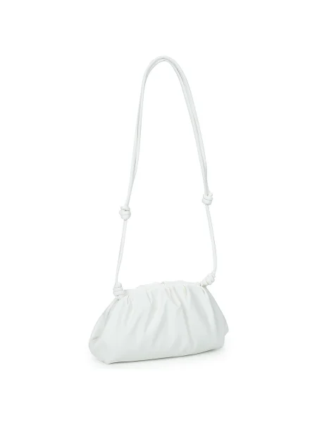 Geanta crossbody Love Moschino alb