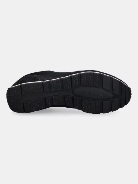 Кожаные кроссовки Bally черные