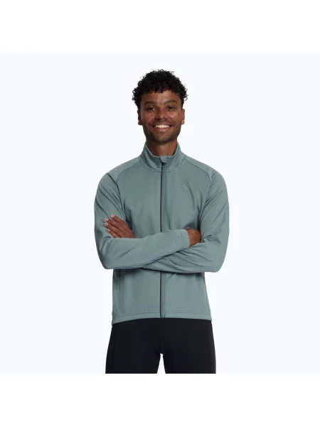 Geacă de ciclism pentru bărbați Rogelli Essential II Jacket grey gri
