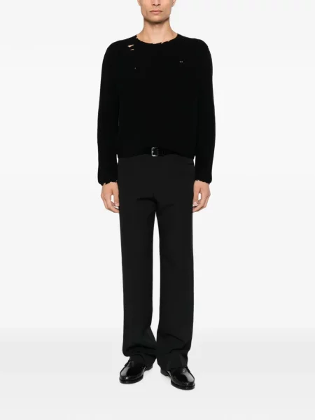Pulover Second/layer zdrențuiți negru