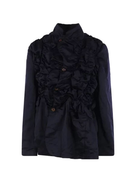 Geacă Comme Des Garçons cu volane albastru