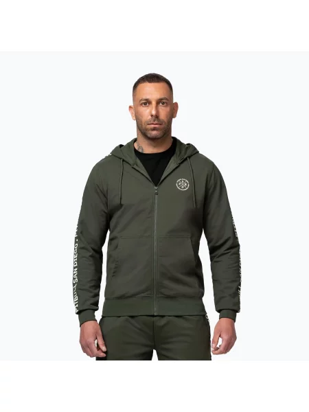 Кофта Pitbull Tape Parker Hooded Zip old green зелений