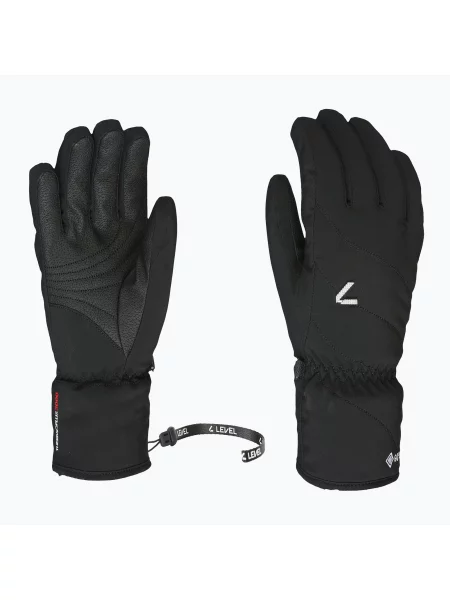 Mănuși de schi pentru femei Level Astra Gore Tex black negru