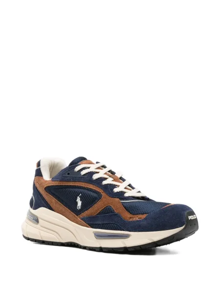 Маратонки Polo Ralph Lauren с десен рибена кост синьо