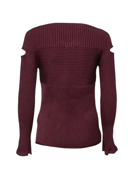 Pulover Cushnie tricotate roșu
