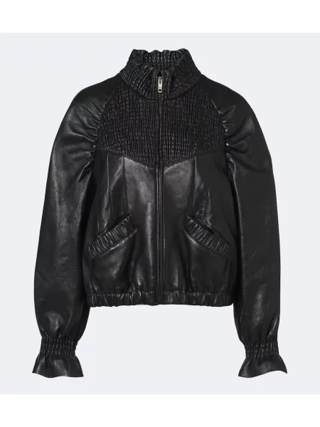 Geanta de piele Chloé negru
