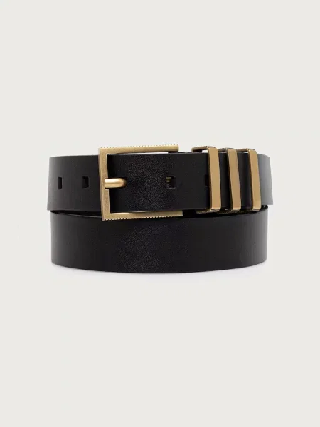 AllSaints curea pentru femei din piele negru