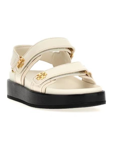 Sandały Tory Burch skórzane białe