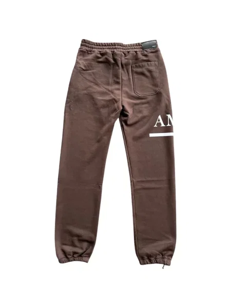 Pantaloni Amiri cu imagine alergare maro
