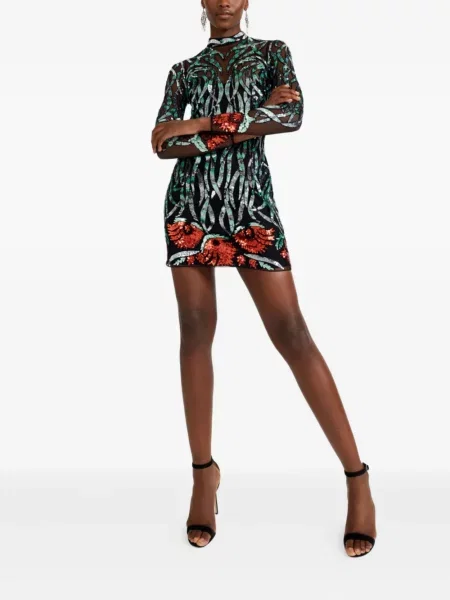Rochie mini Temperley London cu paiete negru