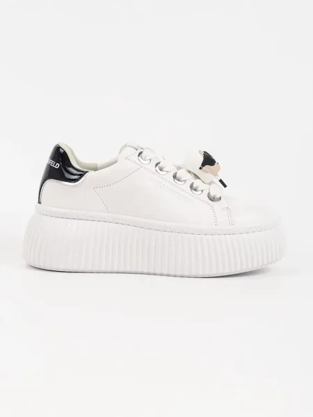 KARL LAGERFELD Sneakers Kreeper Lo alb