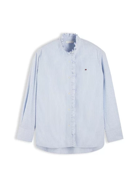 TOMMY HILFIGER Bluză albastru alb