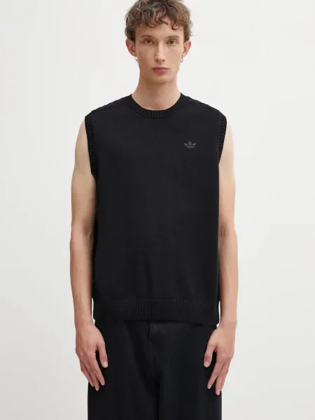 Adidas Originals vestă P Ess Knit Vest light negru