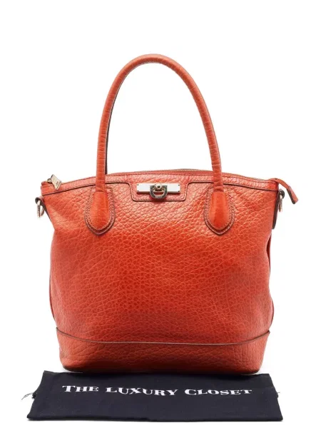 Geantă shopper Dkny din piele portocaliu