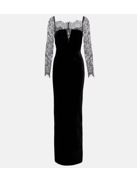 Rochie Roland Mouret din dantelă negru