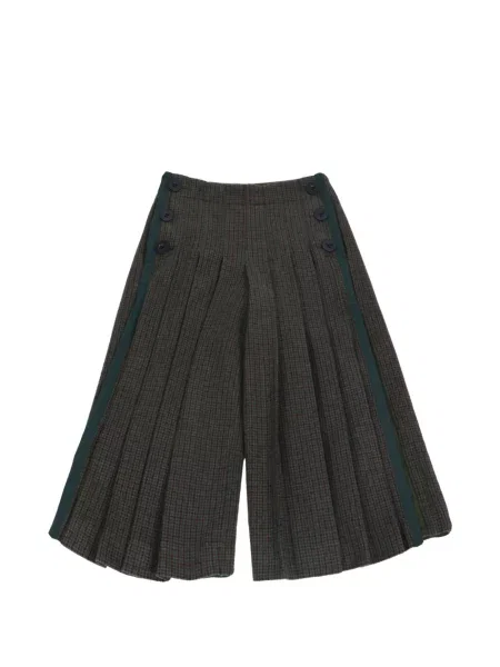 Pantaloni Sacai cu model pepito maro