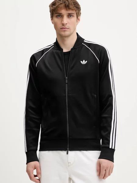 Dukserica adidas Originals bez uzorka crna