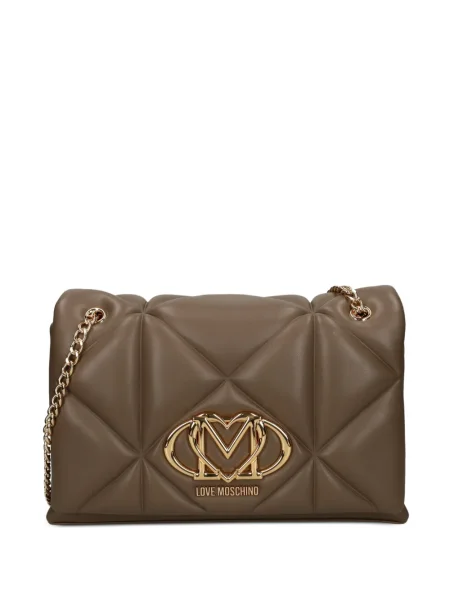 Geantă Love Moschino maro