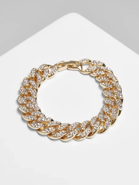 Brăţară Urban Classics transparente auriu