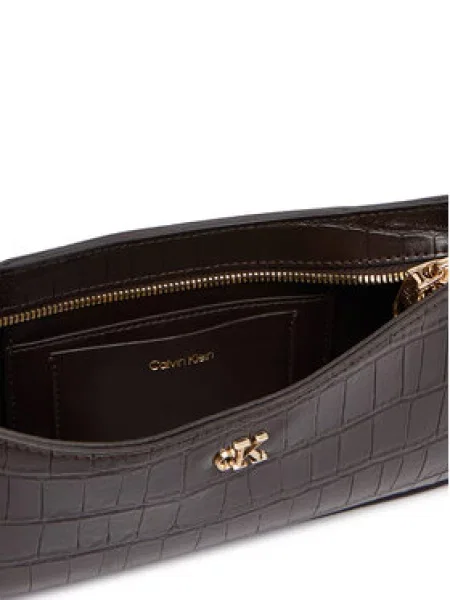 Calvin Klein Torba za na rame tamno smeđa