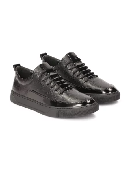 Sneakersy Kazar z nadrukiem czarne